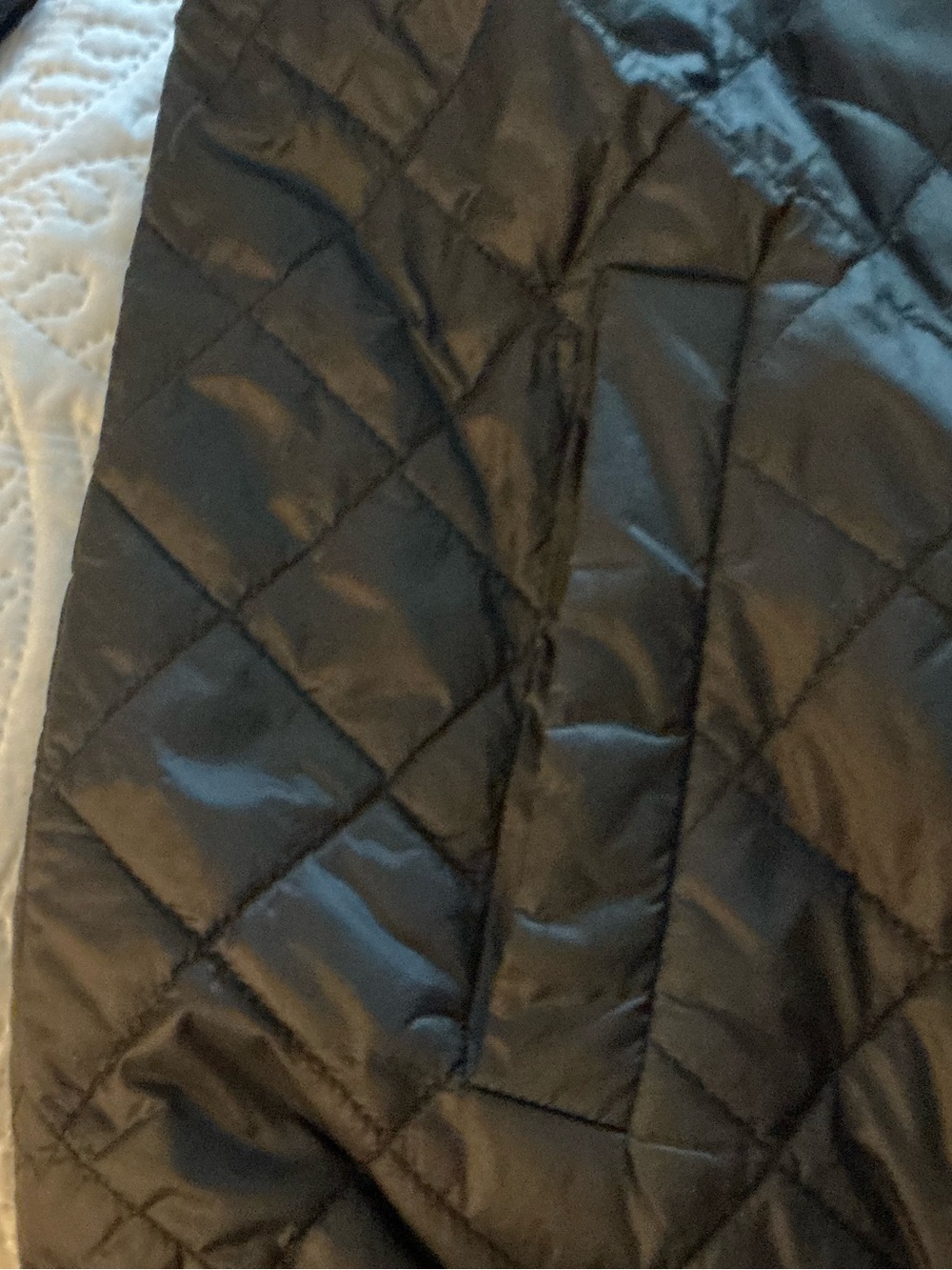 Eileen Fisher Black Quilted Puffer vest